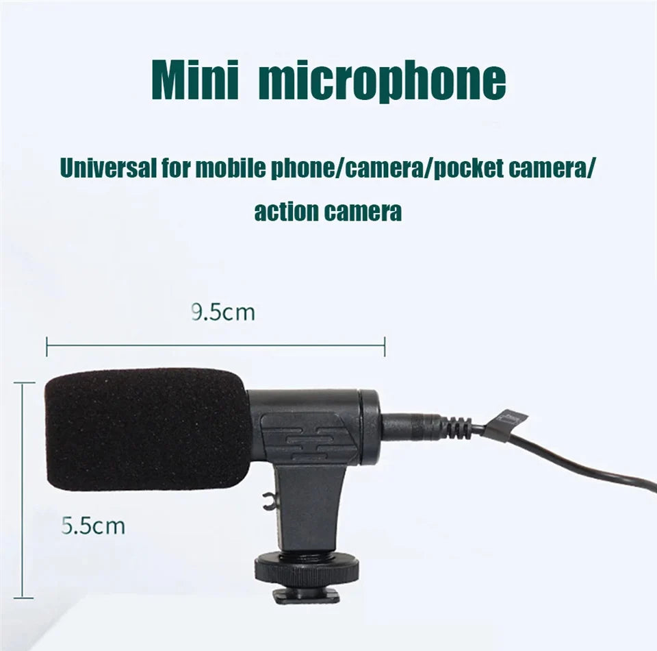Kit de vlogging pour smartphone avec trépied, support de téléphone, mini microphone et éclairage LED pour TikTok et YouTube. Idéal pour les diffusions en direct et les vidéos YouTube.